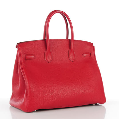 Hermes Togo Birkin 35 Rouge Garance 3 of 23