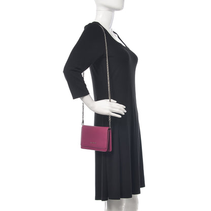 Givenchy Sugar Goatskin Pandora Chain Wallet Orchid Purple 2 of 14