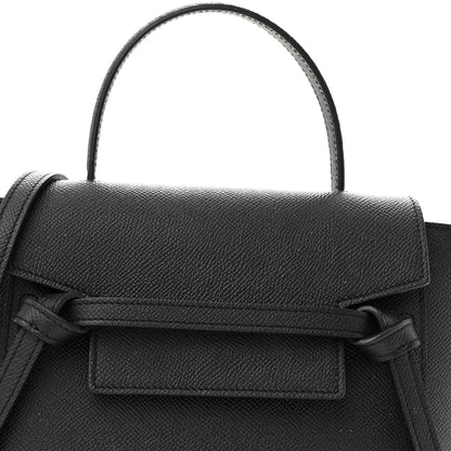 Celine Grained Calfskin Nano Belt Bag Black 8 of 12