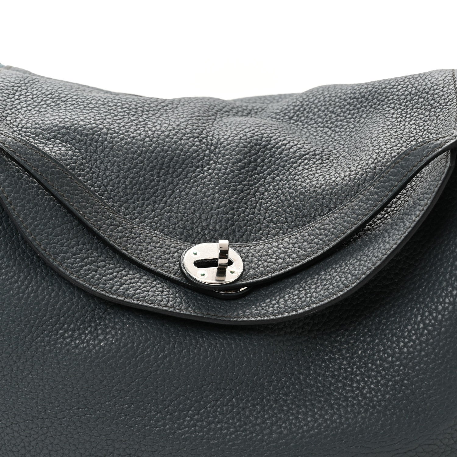 Hermes Taurillon Clemence Lindy 34 Bleu Orage 8 of 10