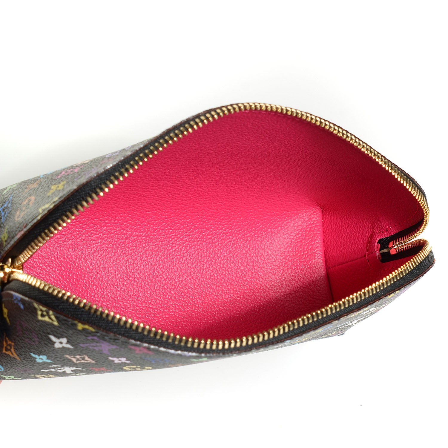 Louis Vuitton Monogram Multicolor Cosmetic Pouch Black Grenade 6 of 8