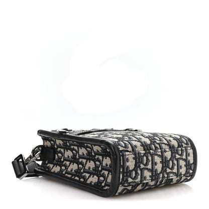 Christian Dior HOMME Oblique Safari Messenger Blue 4 of 9