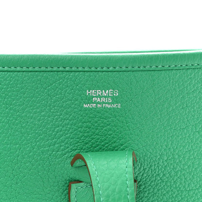 Hermes Taurillon Clemence Evelyne III PM Menthe 6 of 9