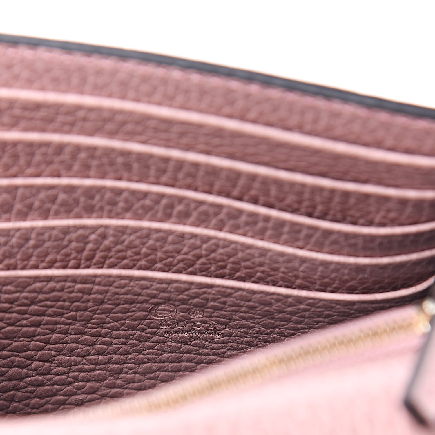 Gucci Dollar Calfskin Medium Betty Chain Wallet Soft Pink 6 of 8