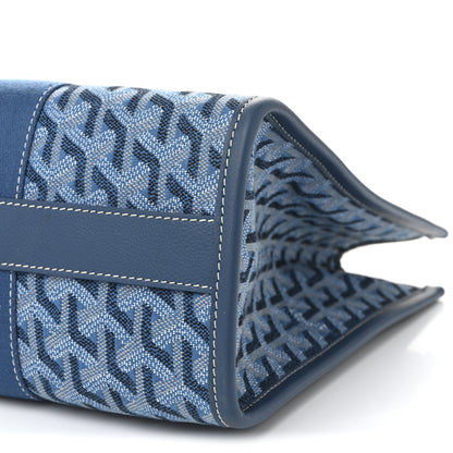 Goyard Goyardine Villette PM Tote Ocean Blue 9 of 10