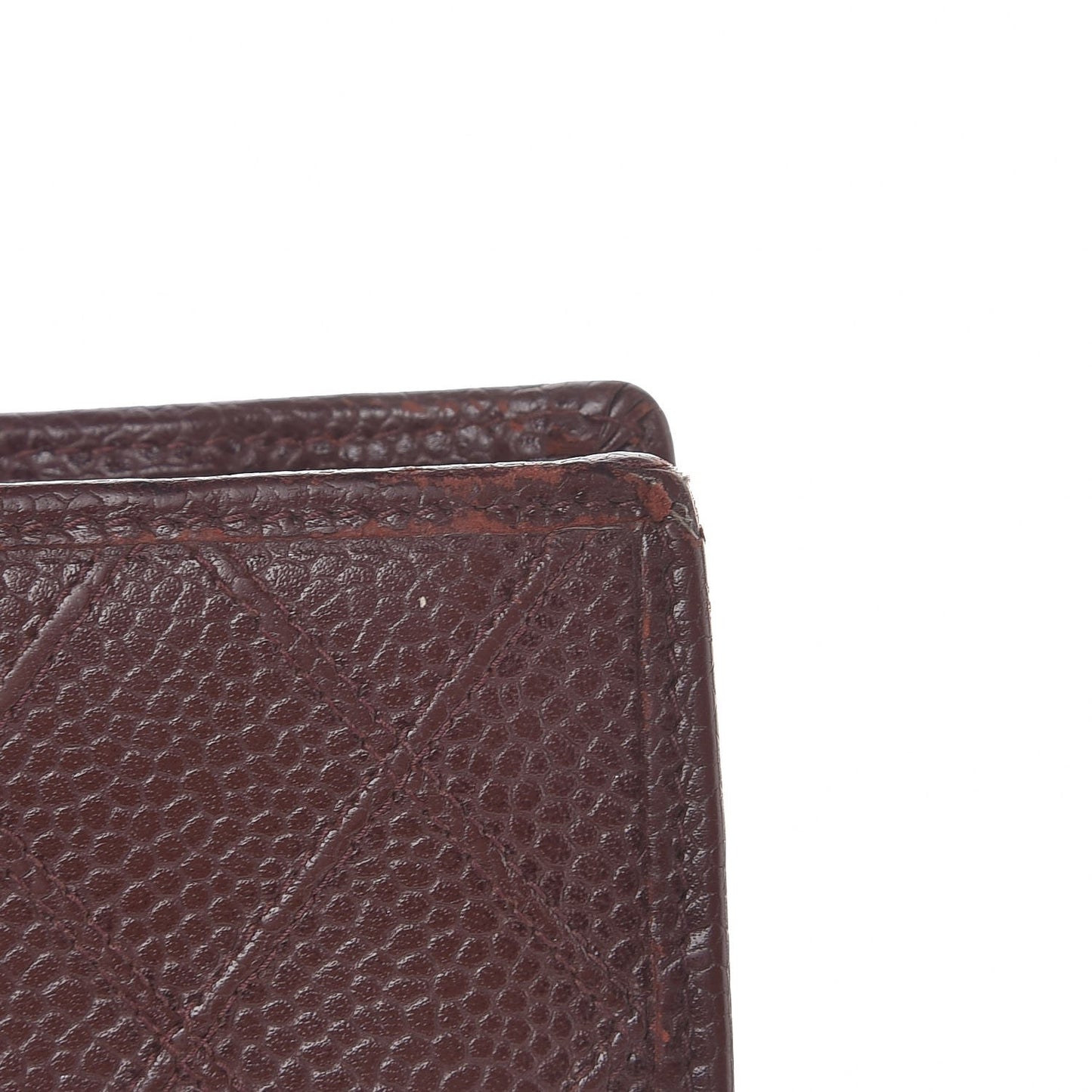 Caviar Stitched French Wallet Brown