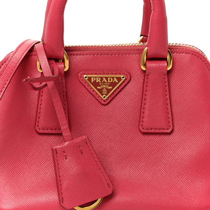 Prada Saffiano Lux Mini Promenade Tote Fuxia 8 of 10