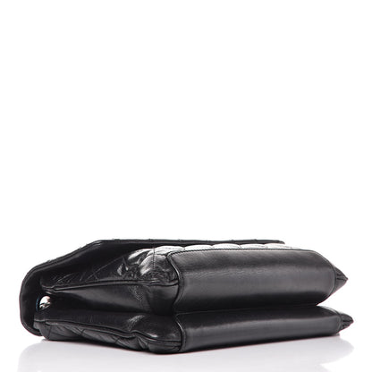 Chanel Aged Calfskin Quilted Tag Flap Black 4 of 8