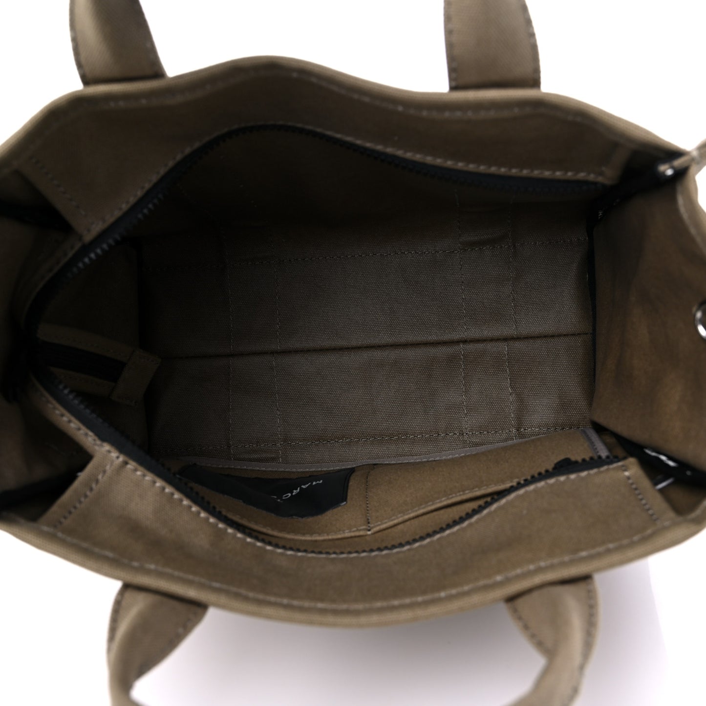 Cotton Canvas Medium The Traveler Tote Bag Slate Green