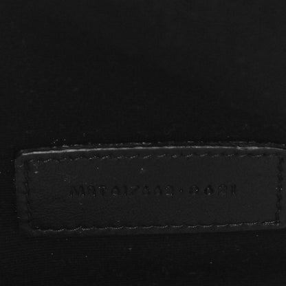 Saint Laurent Grain De Poudre Matelasse Chevron Monogram Cassandre Flap Pouch Natural Dark 7 of 11