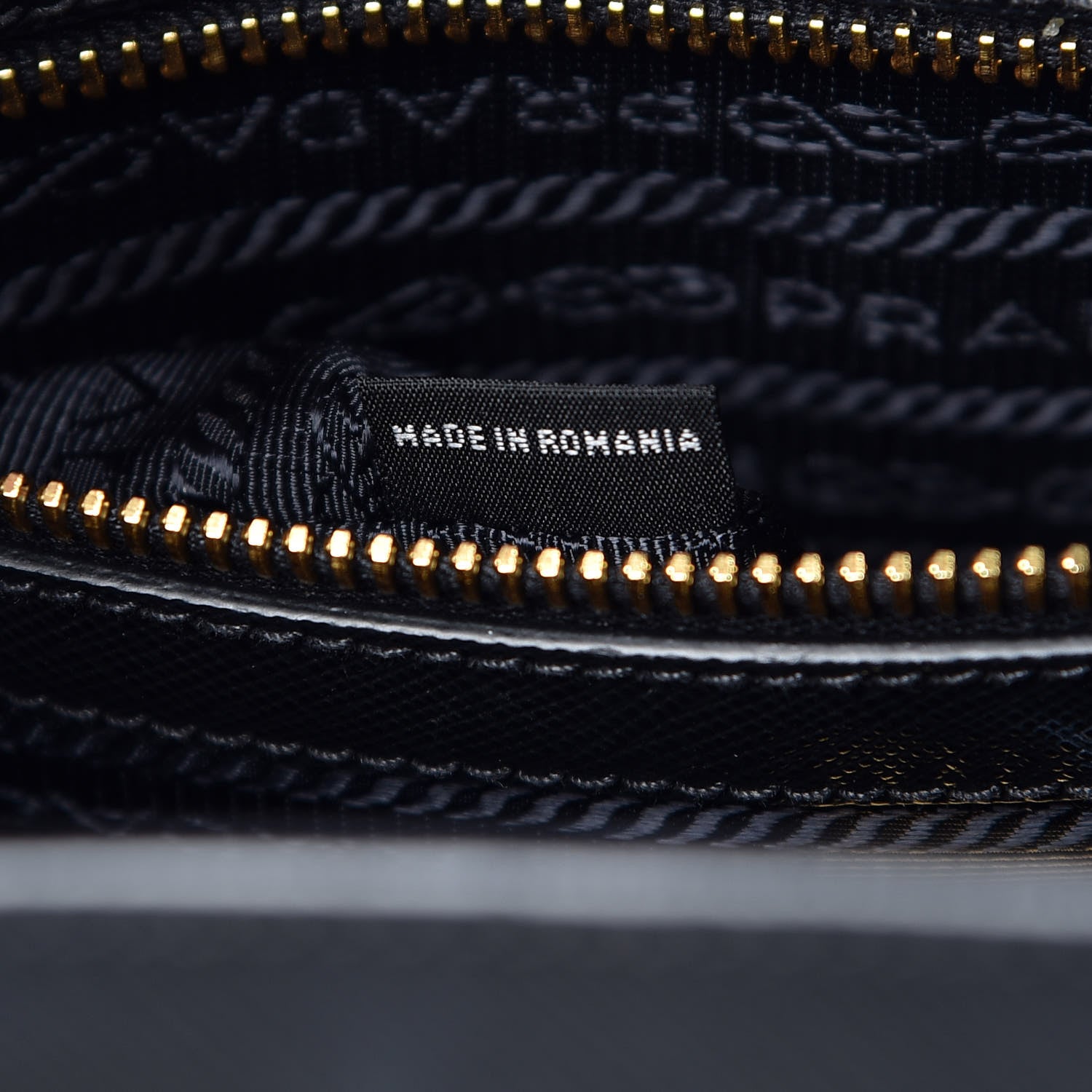 Prada Saffiano Tote Black 7 of 10
