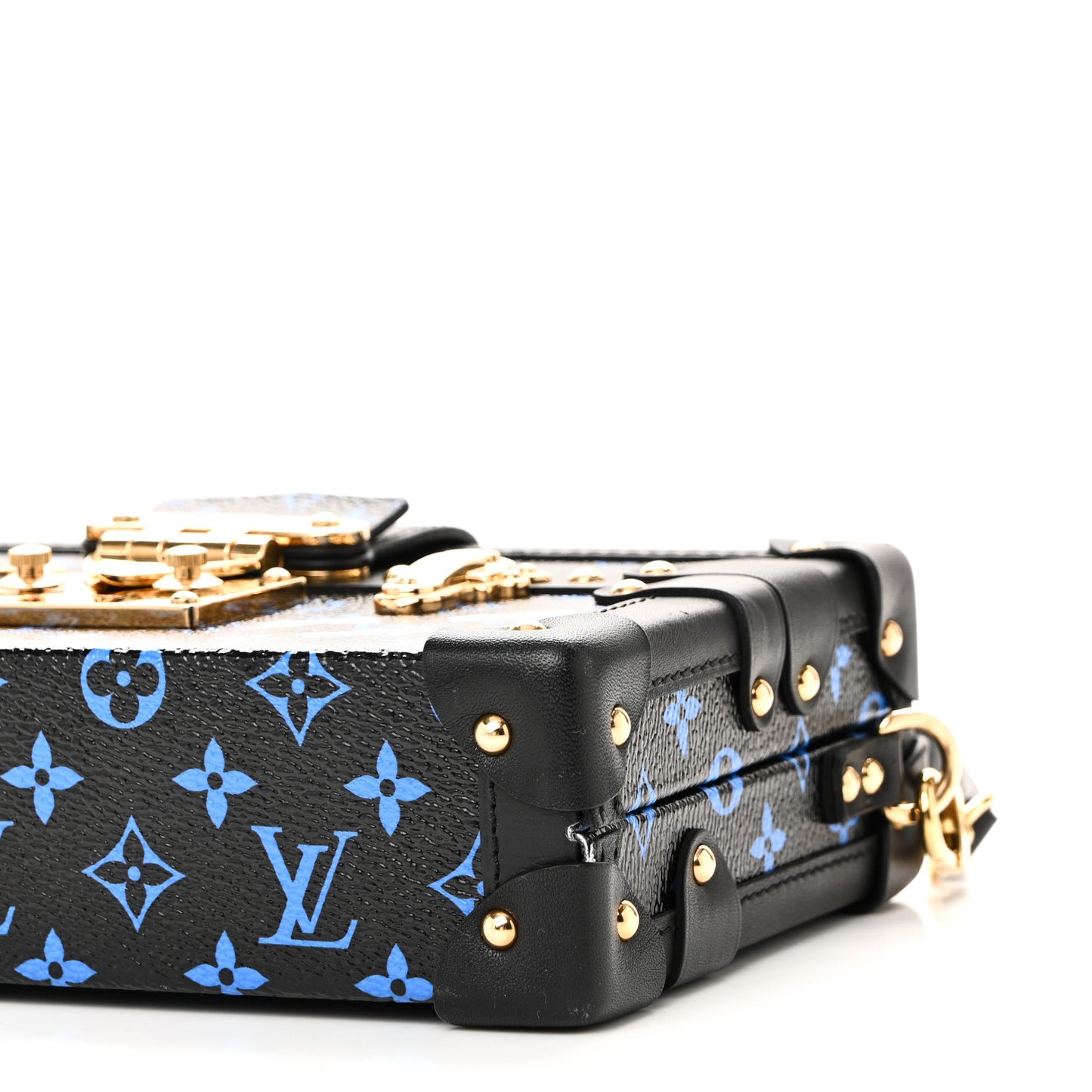 Monogram Petite Malle Blue Black