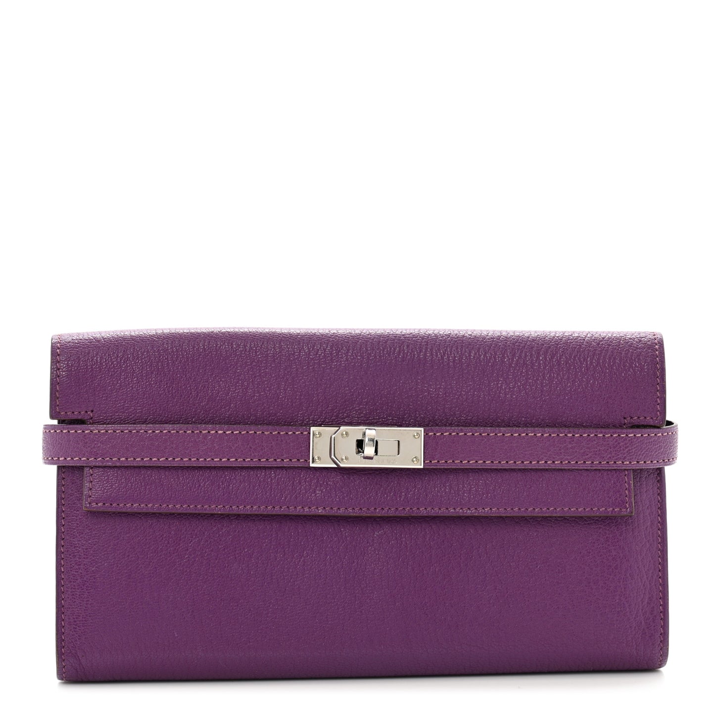 Chevre Mysore Kelly Longue Wallet Violet