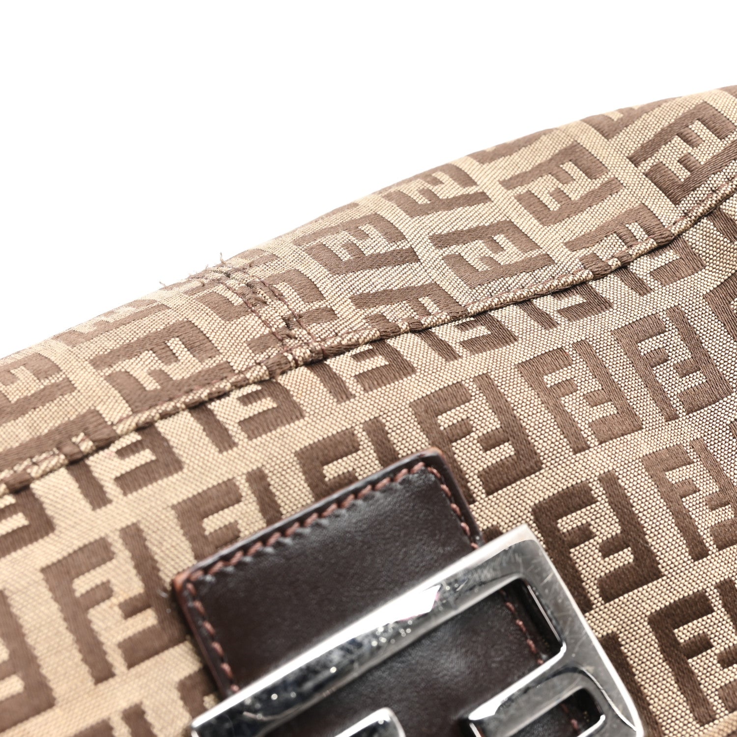 Fendi Zucchino Mama Baguette Brown 10 of 10