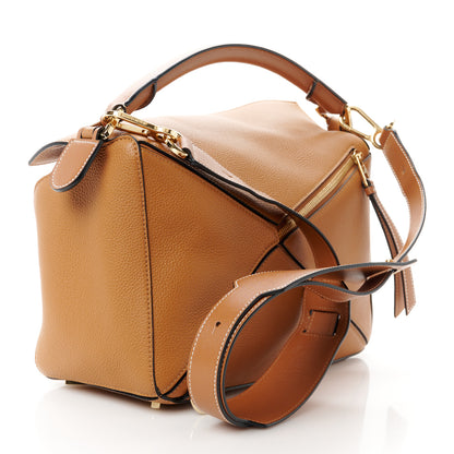 Loewe Calfskin Medium Puzzle Bag Tan 3 of 10