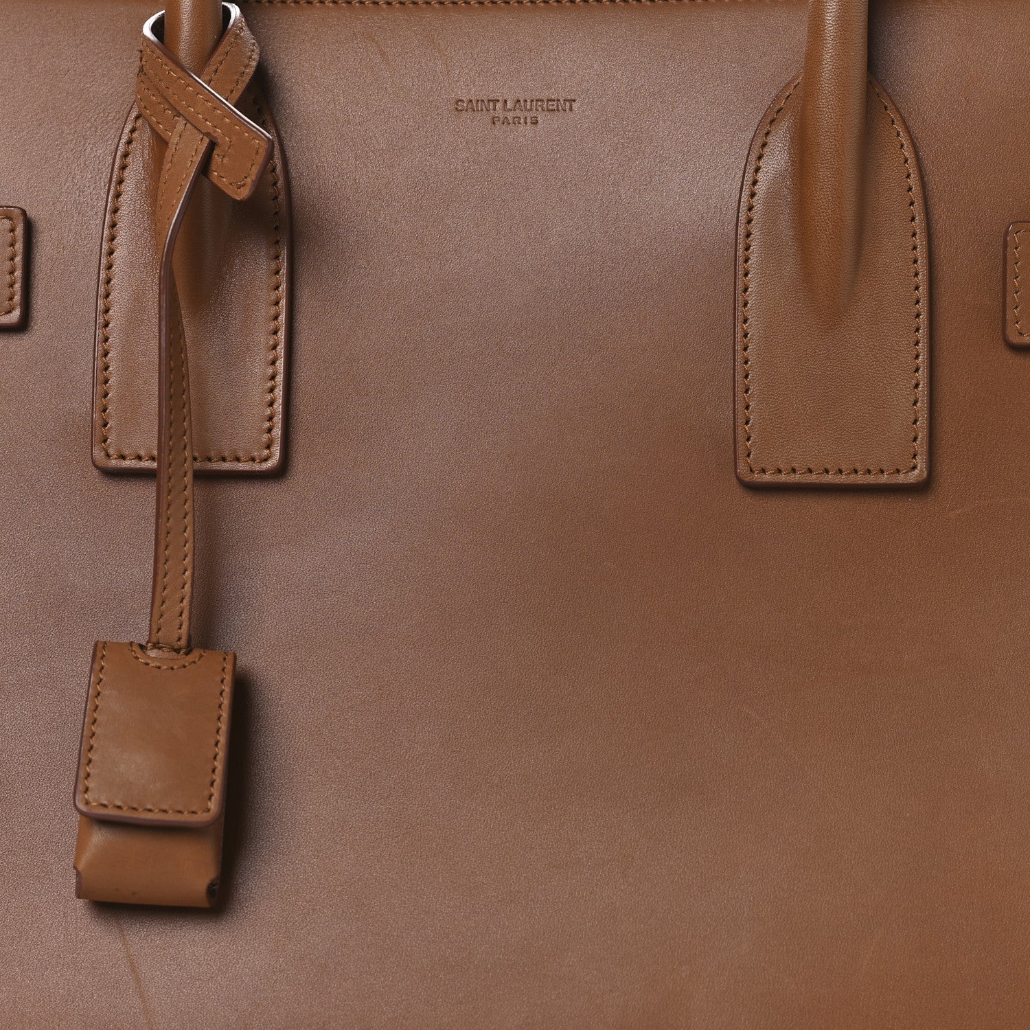 Saint Laurent Calfskin Large Souple Sac De Jour Brick 8 of 14