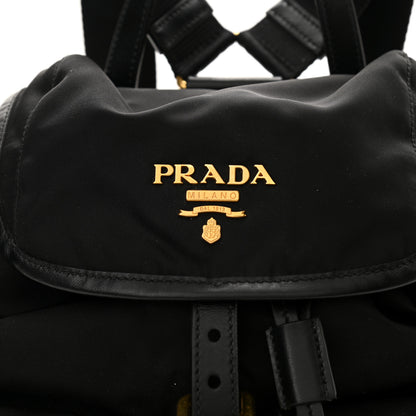Prada Tessuto Nylon Vitello Backpack Black 9 of 9