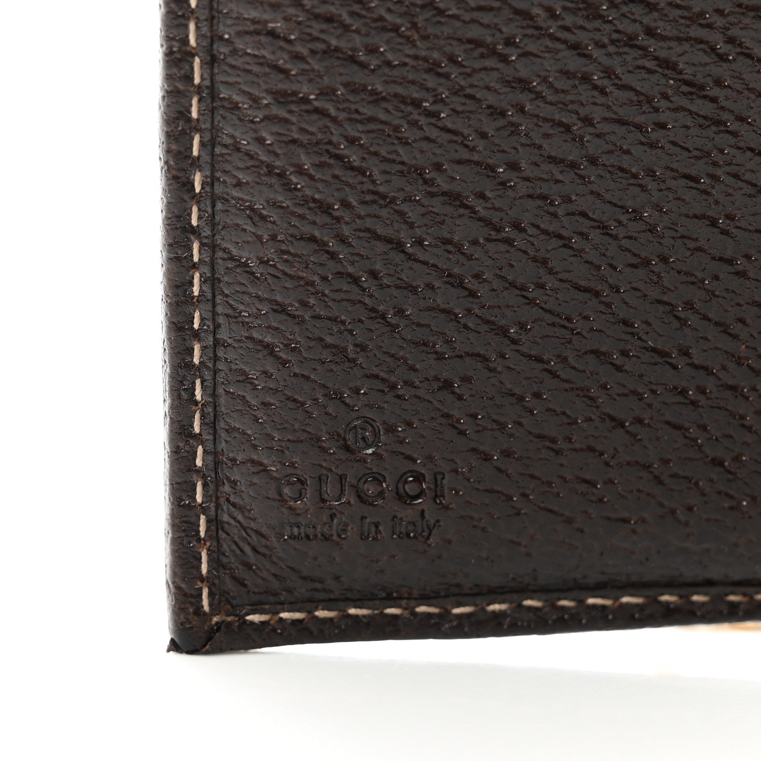 Gucci Monogram Compact Jolicoeur Wallet Dark Brown 7 of 9