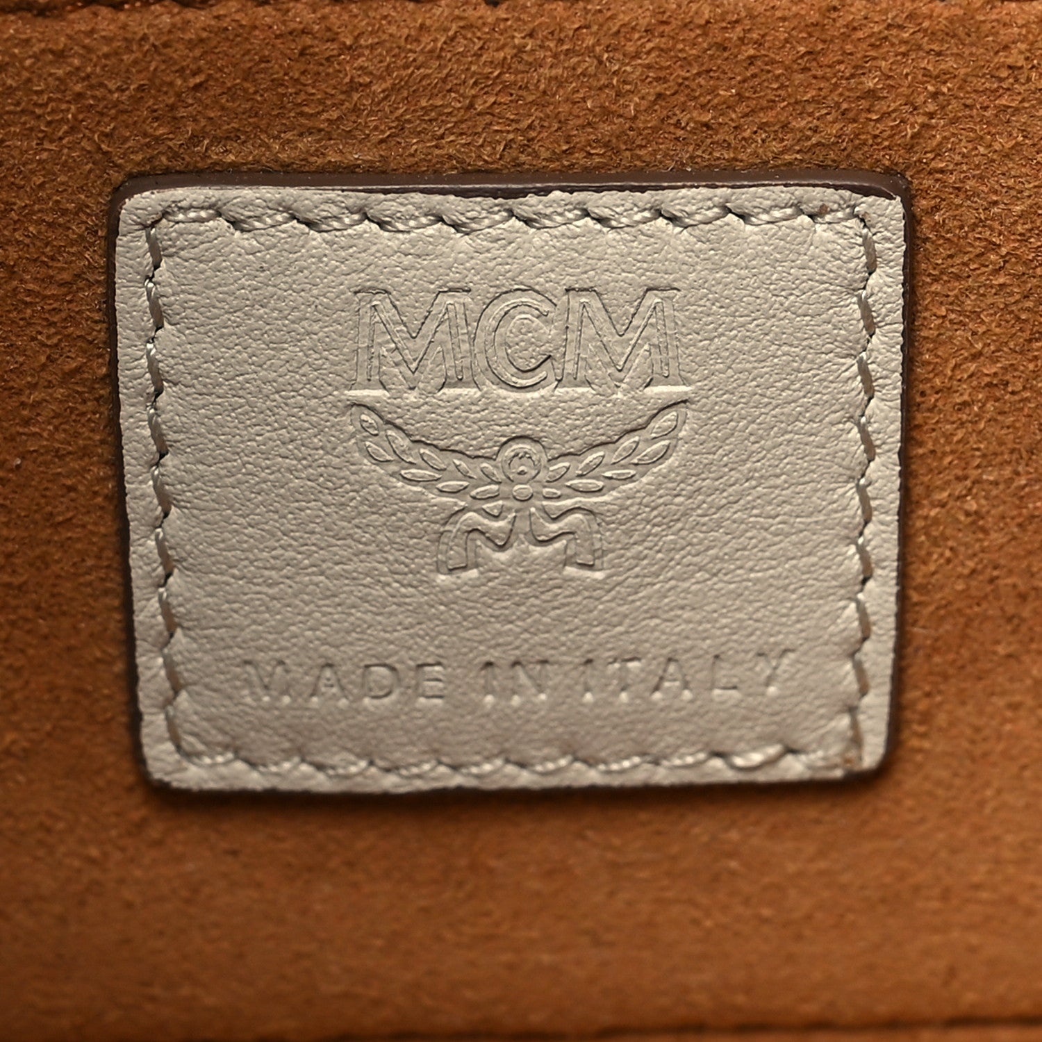 MCM Calfskin Ottomar Small Aren Flap Hobo Oatmeal 6 of 11
