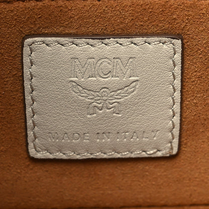 MCM Calfskin Ottomar Small Aren Flap Hobo Oatmeal 6 of 11