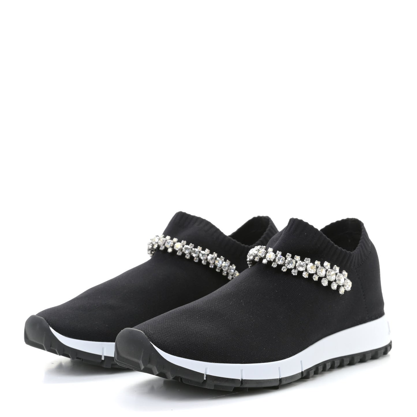 Knit Crystal Verona Sneaker 37.5 Black