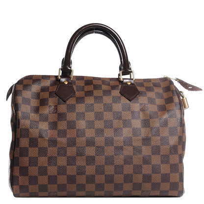 Louis Vuitton Damier Ebene Speedy 30 1 of 8