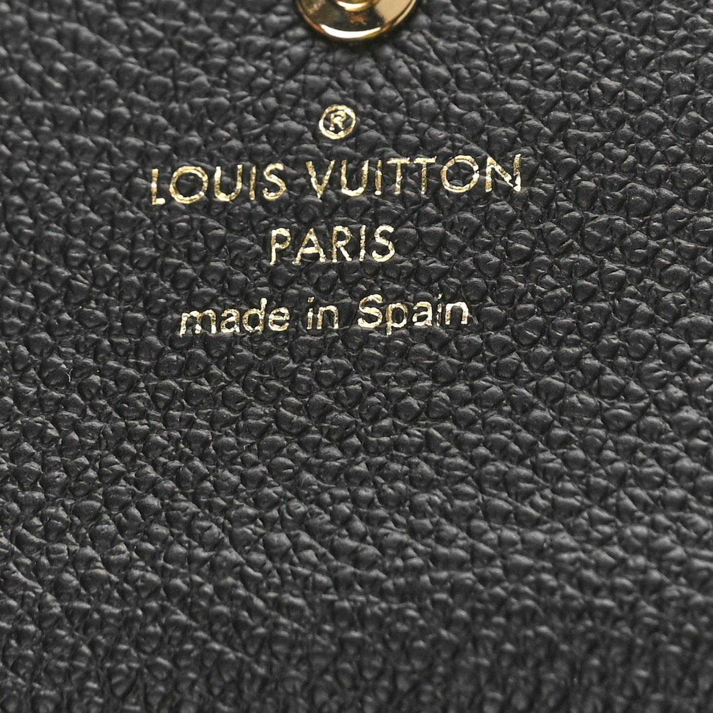 Monogram Empreinte Giant Sarah Wallet Black Beige
