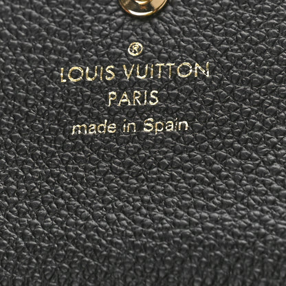 Louis Vuitton Monogram Empreinte Giant Sarah Wallet Black Beige 6 of 8