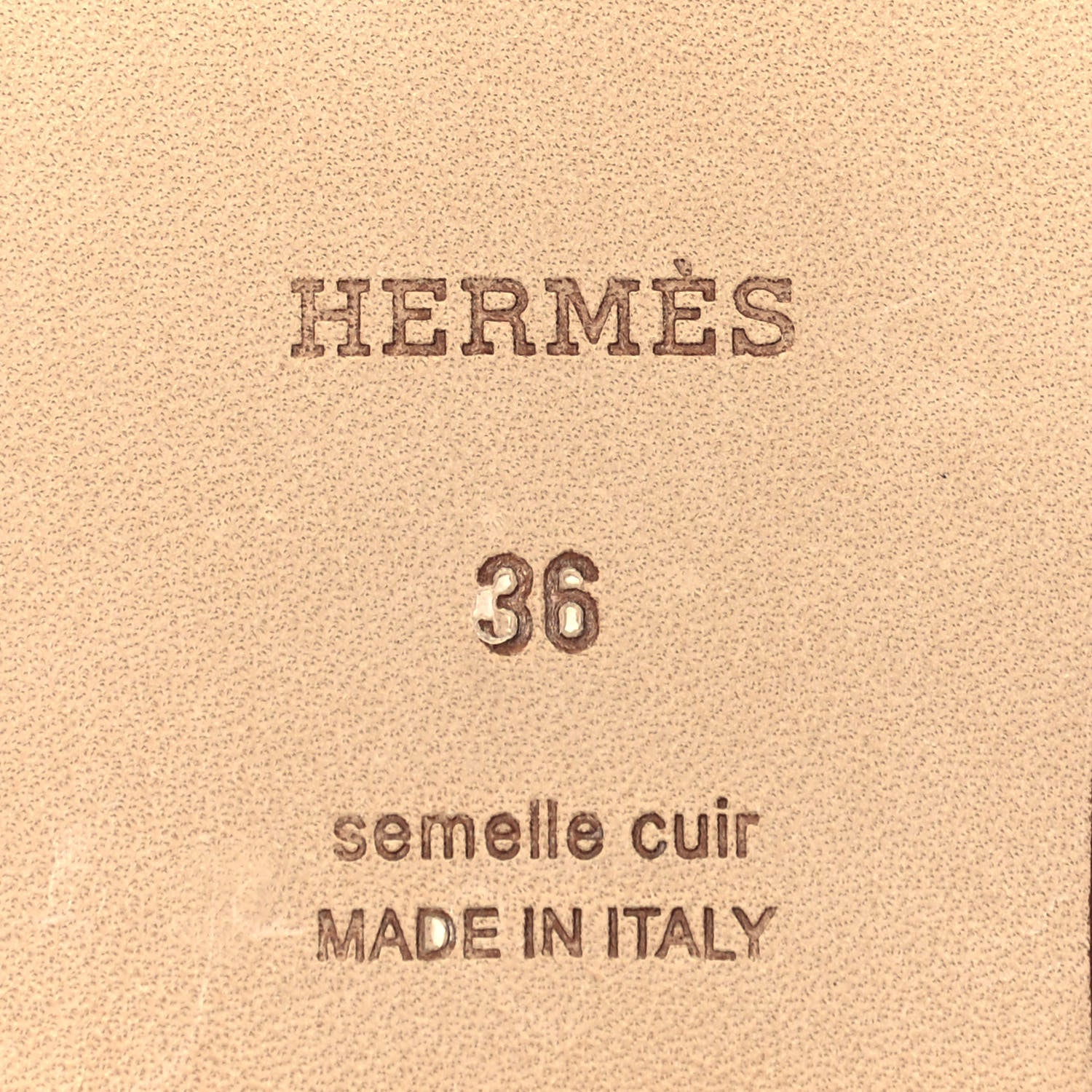 Hermes Calfskin Canvas Oran Sandals 36 Black 6 of 7