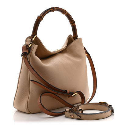 Gucci Softy Wonka Textured Dollar Calfskin Medium Diana Shoulder Bag Light Beige 3 of 11