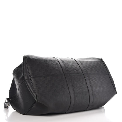 Louis Vuitton Damier Infini Keepall Bandouliere 55 Onyx 5 of 17