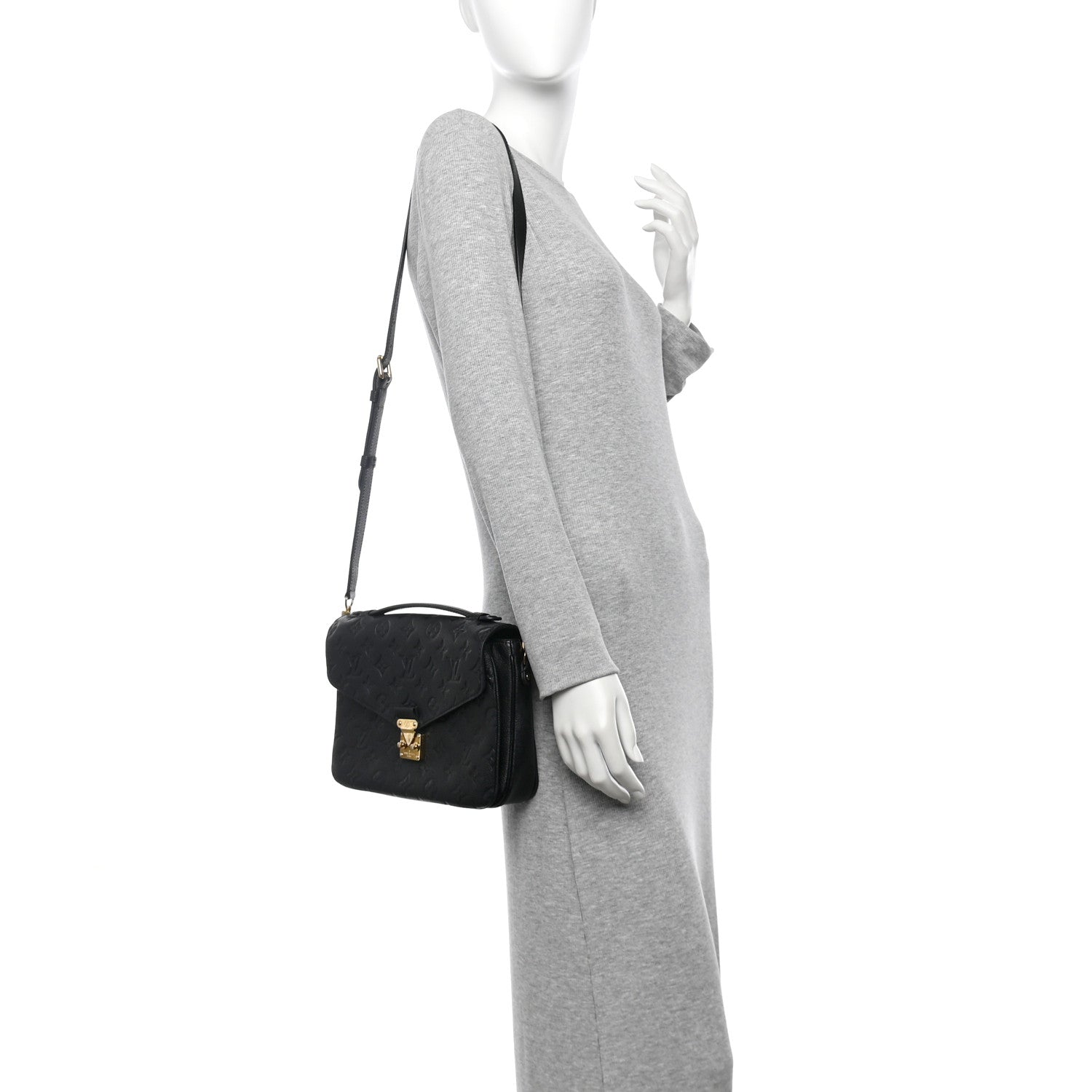 Louis Vuitton Empreinte Pochette Metis Black 2 of 16