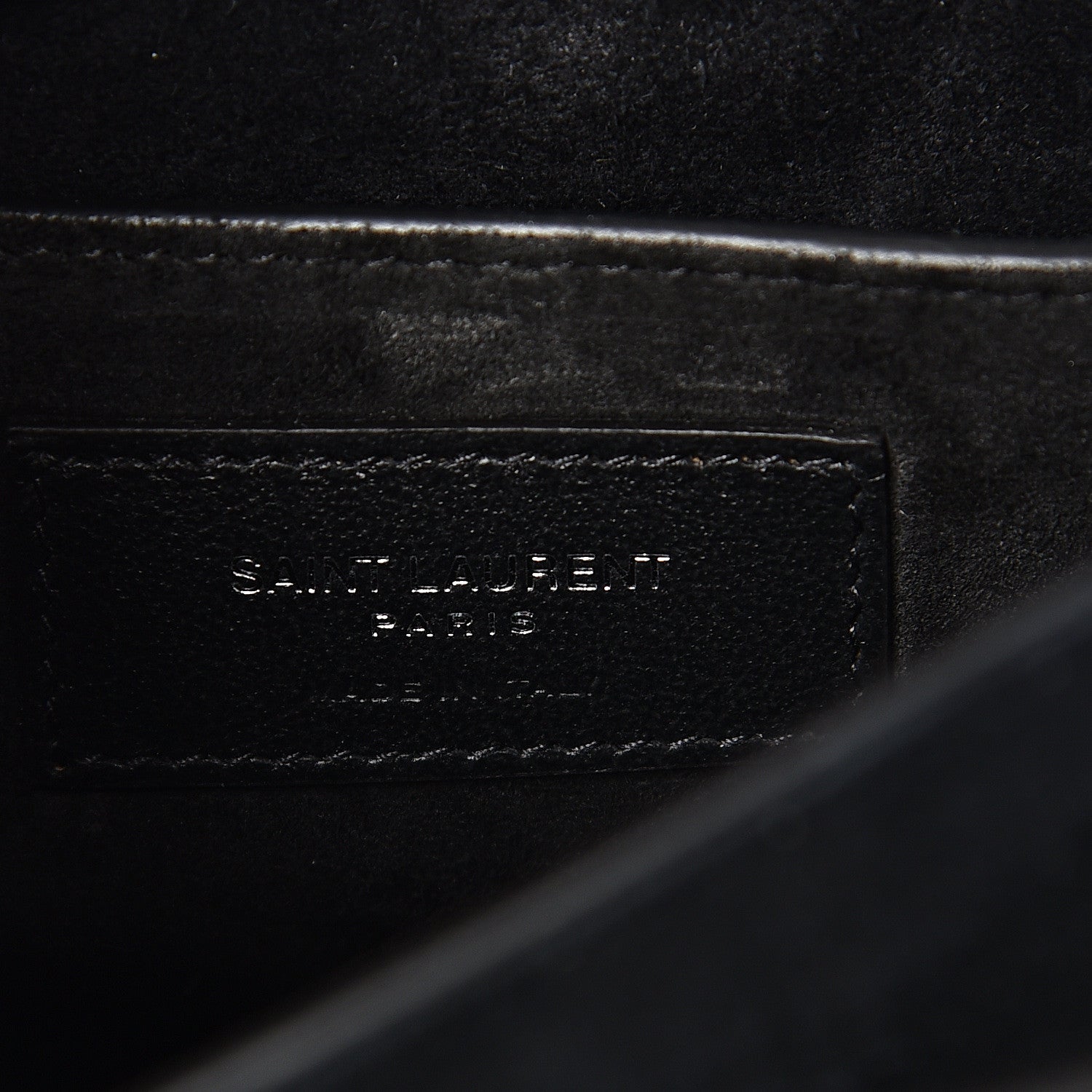 Saint Laurent Calfskin Medium Monogram Sunset Black 5 of 9