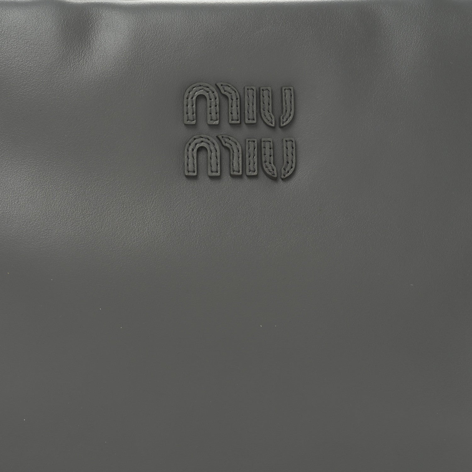 Miu Miu Soft Calf Softy Large Beau Top Handle Bag Marmo White 7 of 9