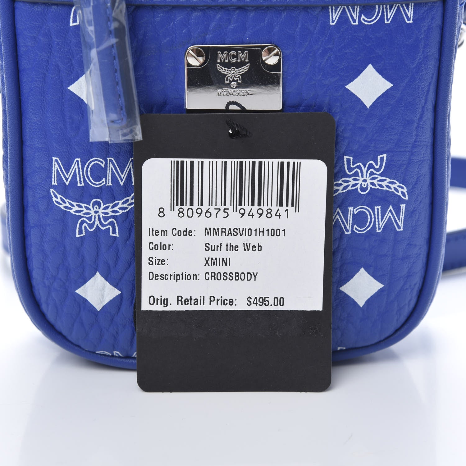 MCM Visetos X-Mini Crossbody Bag Surf The Web 11 of 11