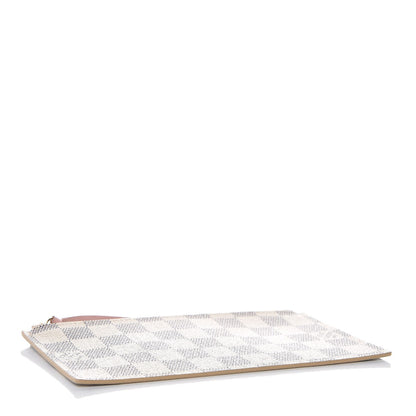 Louis Vuitton Damier Azur Felicie Chain Wallet Zippered Insert Rose Ballerine 4 of 6
