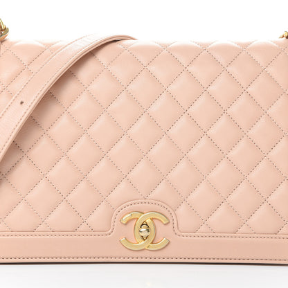 Chanel Lambskin Quilted Flap Beige 8 of 14