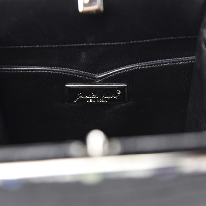 Judith Leiber Alligator Crystal Evening Bag Black 10 of 12
