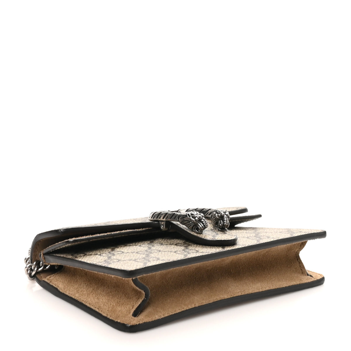 Gucci GG Supreme Monogram Super Mini Dionysus Shoulder Bag Taupe 3 of 9