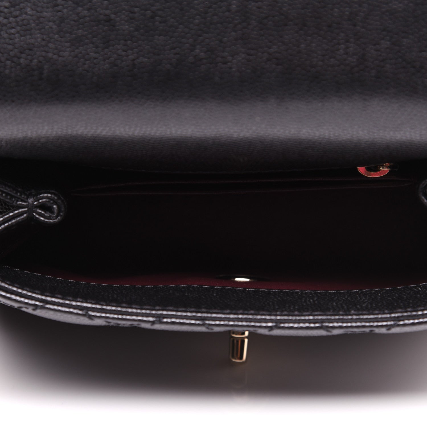 Chanel Caviar Quilted Extra Mini Coco Handle Flap Black 5 of 12