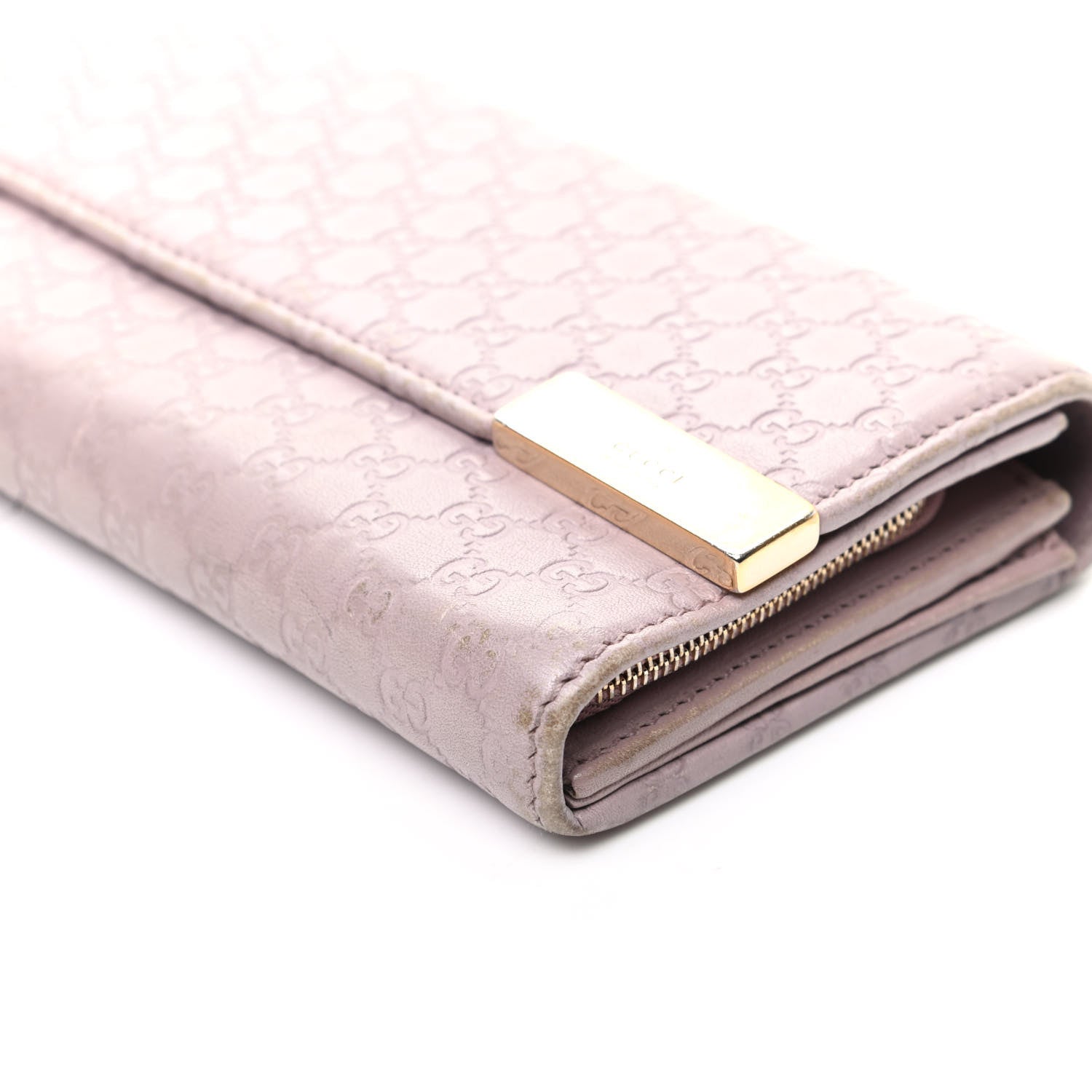 Gucci Soft Microguccissima Dice Chain Wallet Mauve 8 of 11