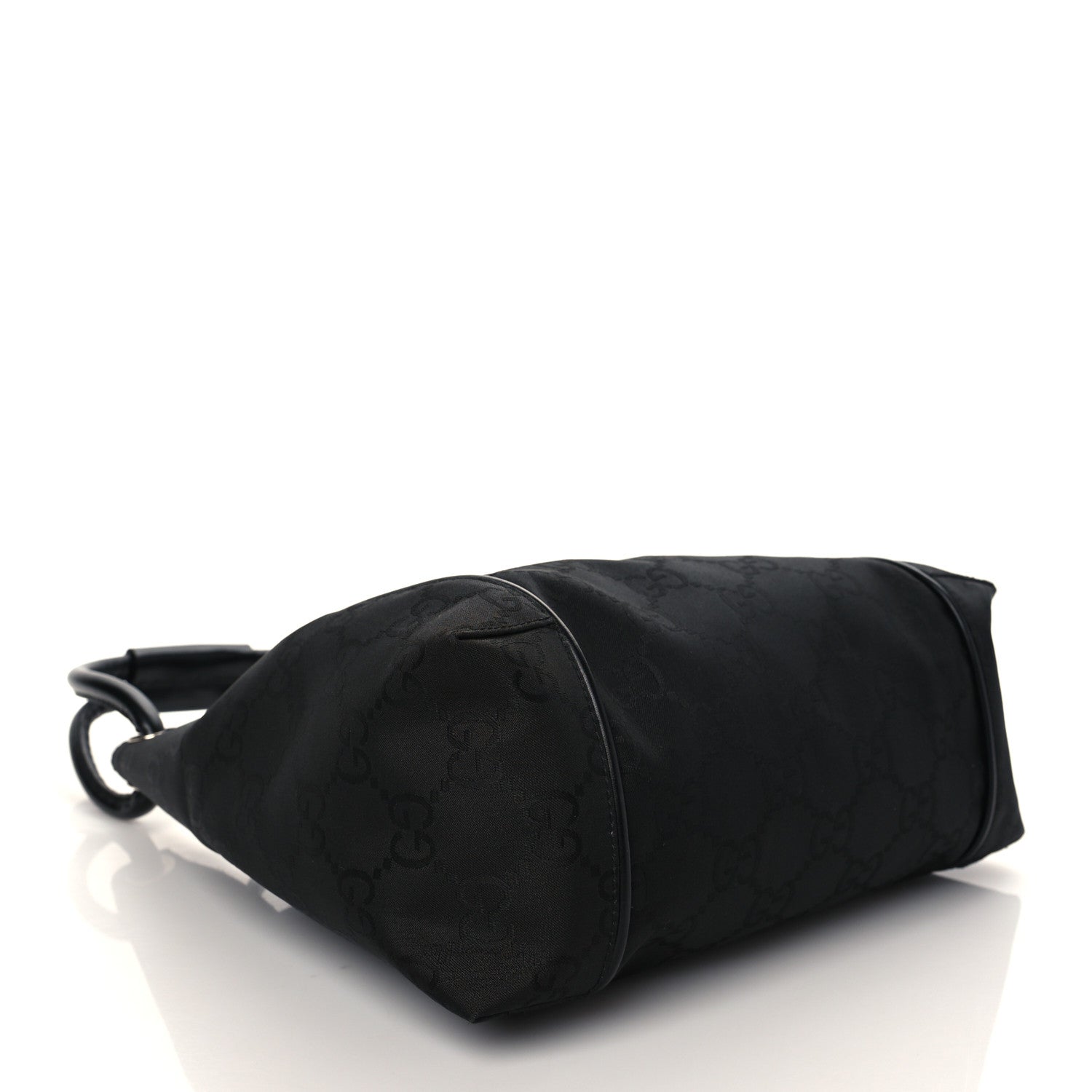 Gucci Nylon Monogram Tote Black 3 of 8