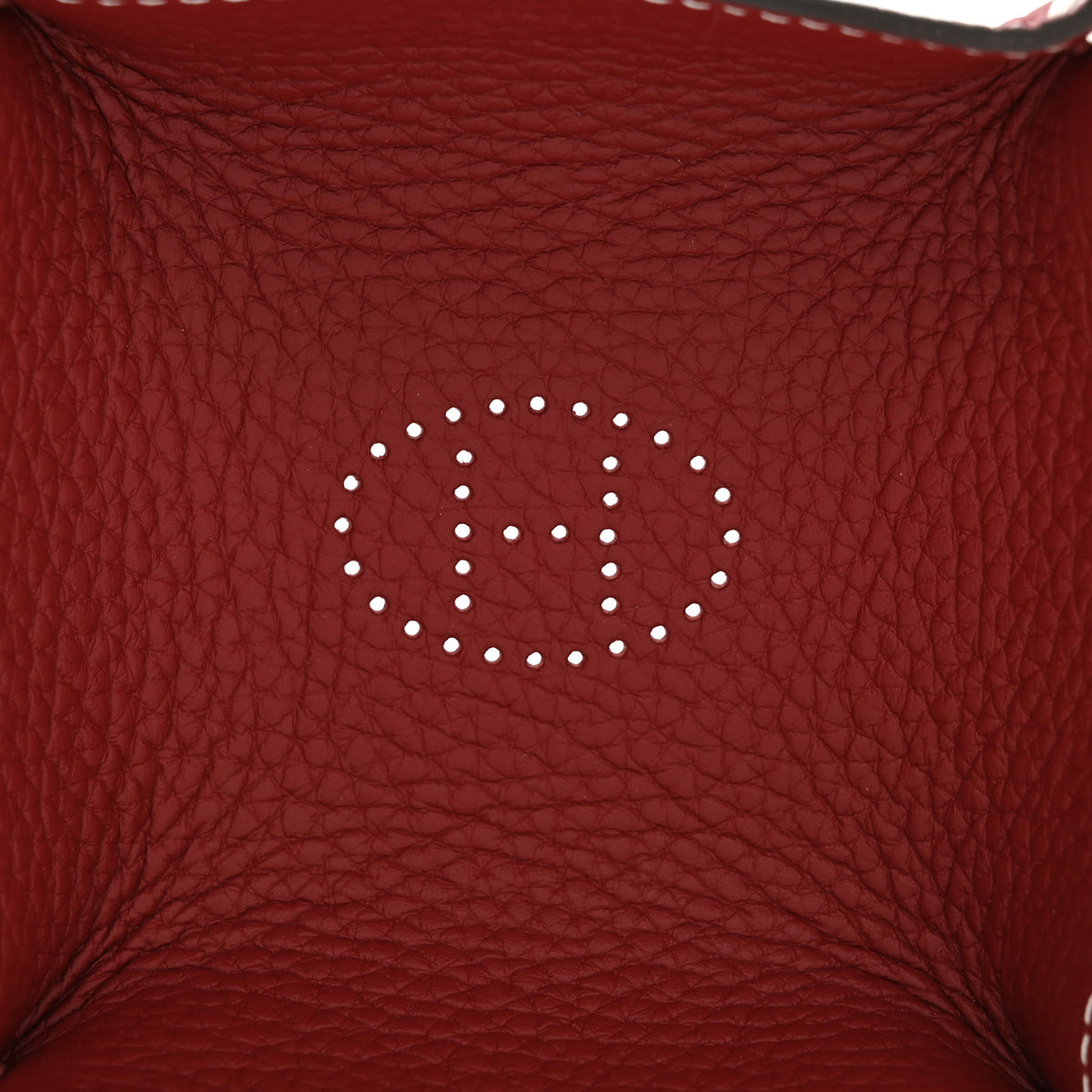Taurillon Mini Mises et Relances Evelyne Change Tray Rouge H