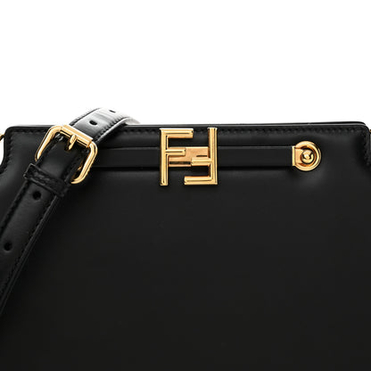 Fendi Vitello King Luxor Fendi Touch Shoulder Bag Black 8 of 11