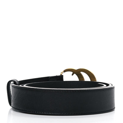 Gucci Calfskin Double G 30mm Belt 90 36 Black 2 of 5