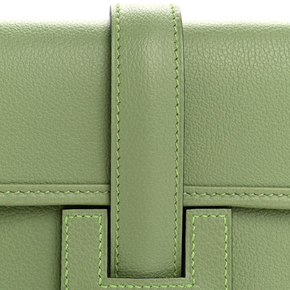 Hermes Evercolor Jige Elan 29 Clutch Vert Criquet 8 of 13