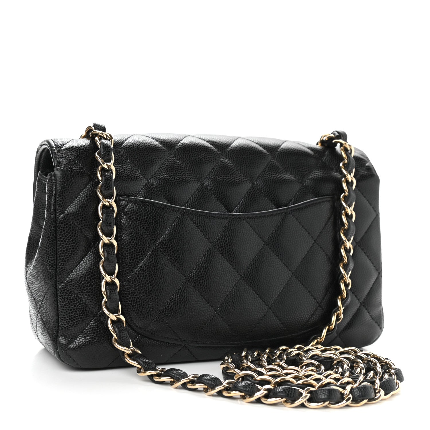 Chanel Caviar Quilted Mini Rectangular Flap Black 3 of 9