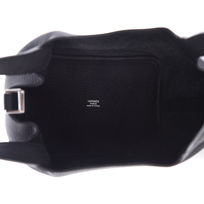 Hermes Taurillon Clemence Picotin Lock 18 PM Black 5 of 10