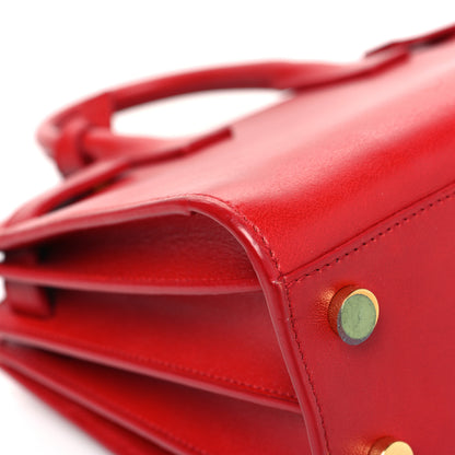 Saint Laurent Calfskin Nano Sac De Jour Lipstick Red 8 of 13