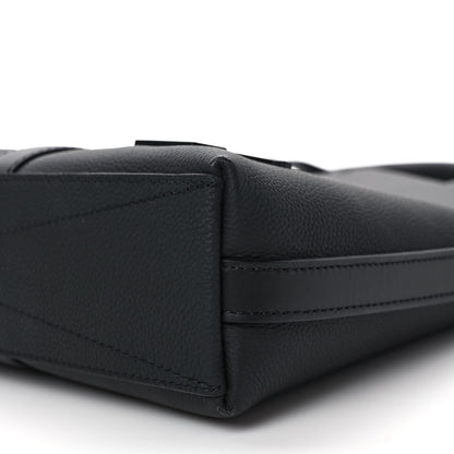 Louis Vuitton Calfskin Aerogram Takeoff Briefcase Black 8 of 10